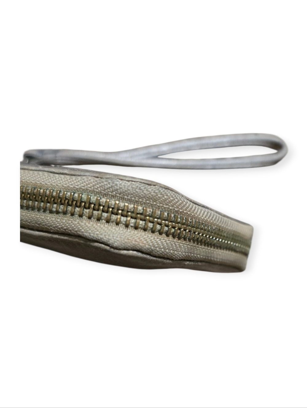 Tory Burch Metallic Silver Leather Wristlet Wallet, Thea Collection - Picture 4 of 7